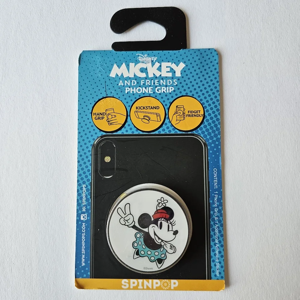 SpinPop Phone Grip & Stand - PEACE! MINNIE MOUSE (DISNEY)